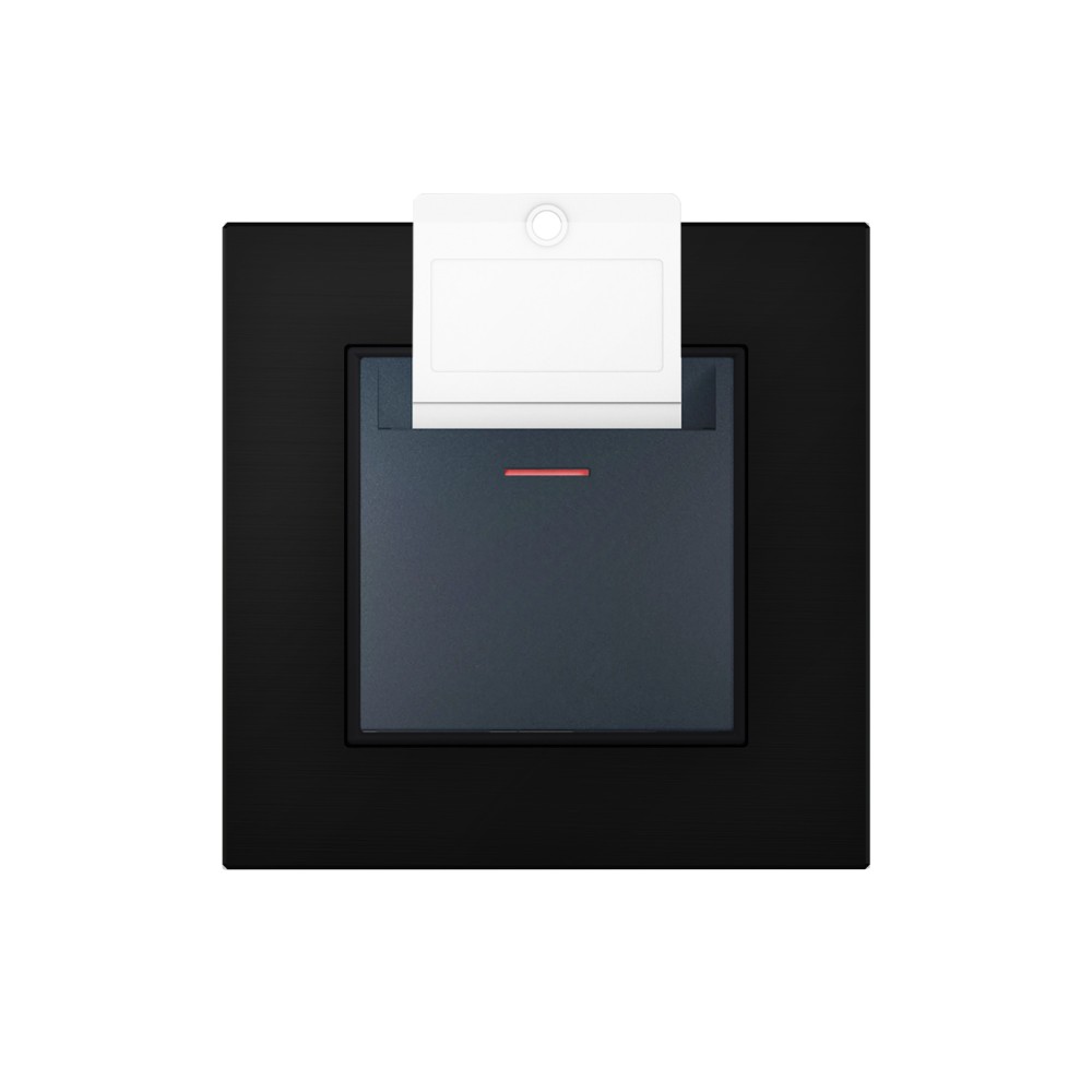 Hotel Key Card Switch with Locator Light - Anthracite
