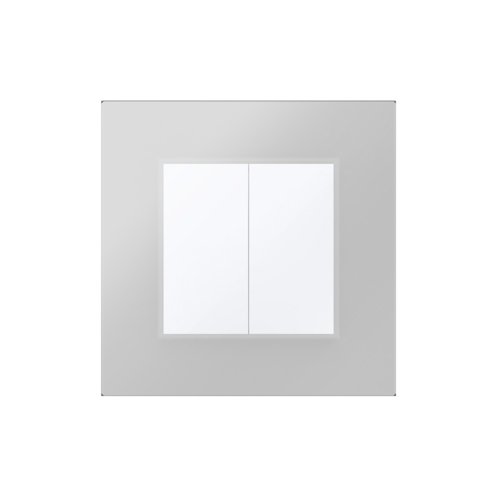 White Plexiglass Frame - 1 Gang