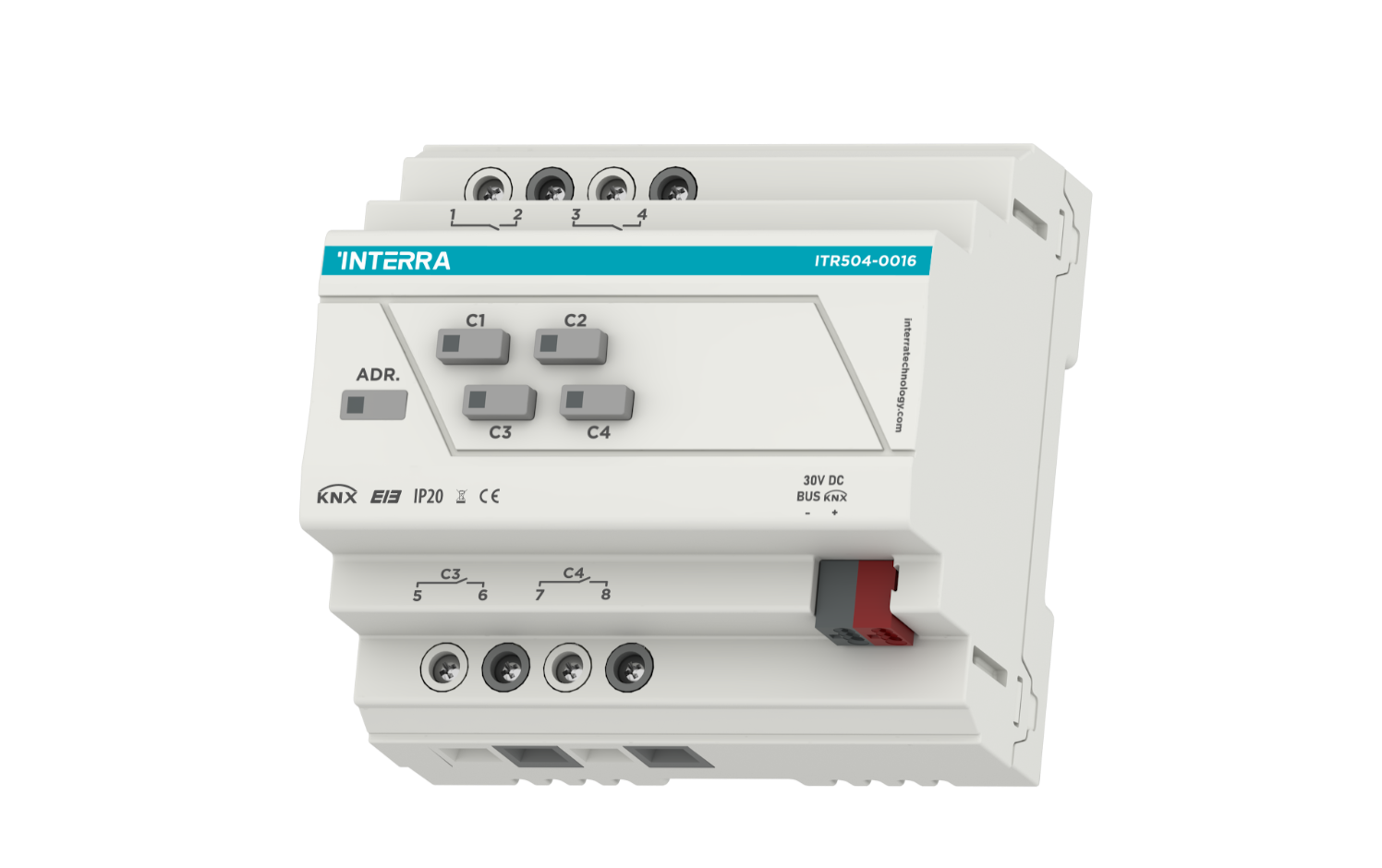 KNX Combo Actuator - 4 Channel