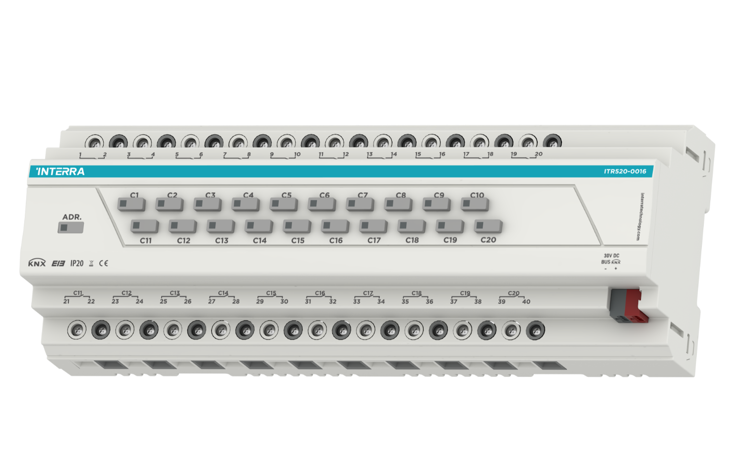 KNX Combo Actuator - 20 Channel