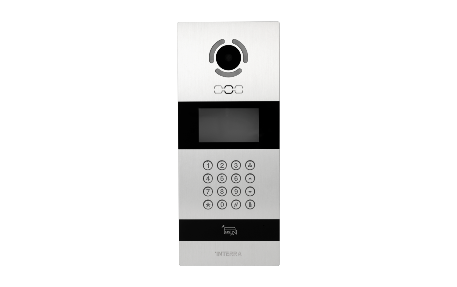 Linux Outdoor Video Intercom - 4.3" Color TFT LCD - Aluminium Body with Mechanical Buttons
