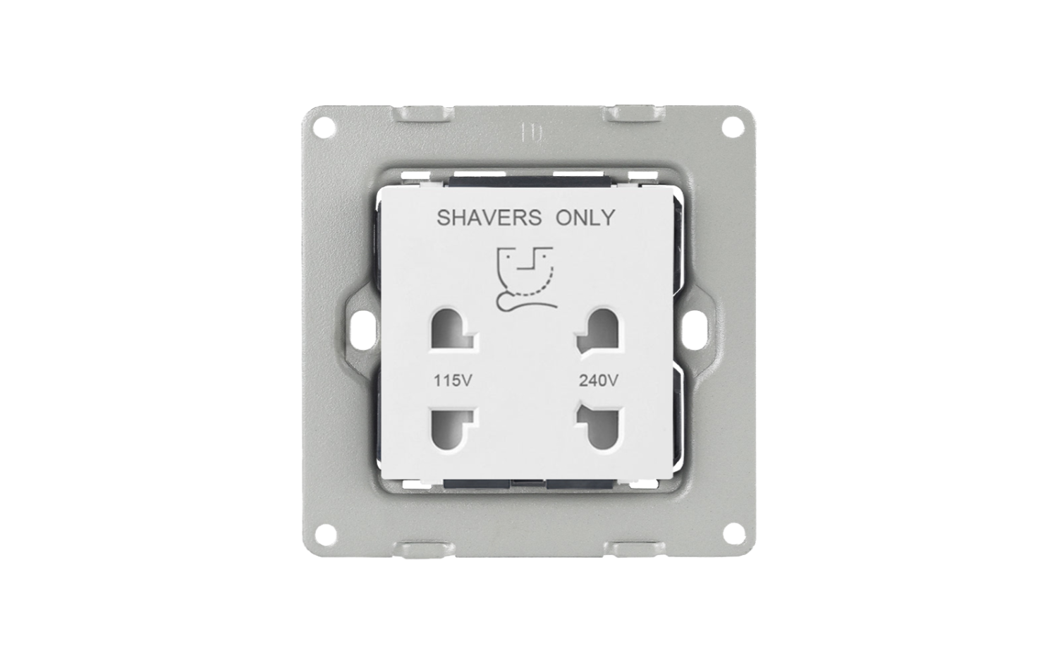 Shaver Socket - White