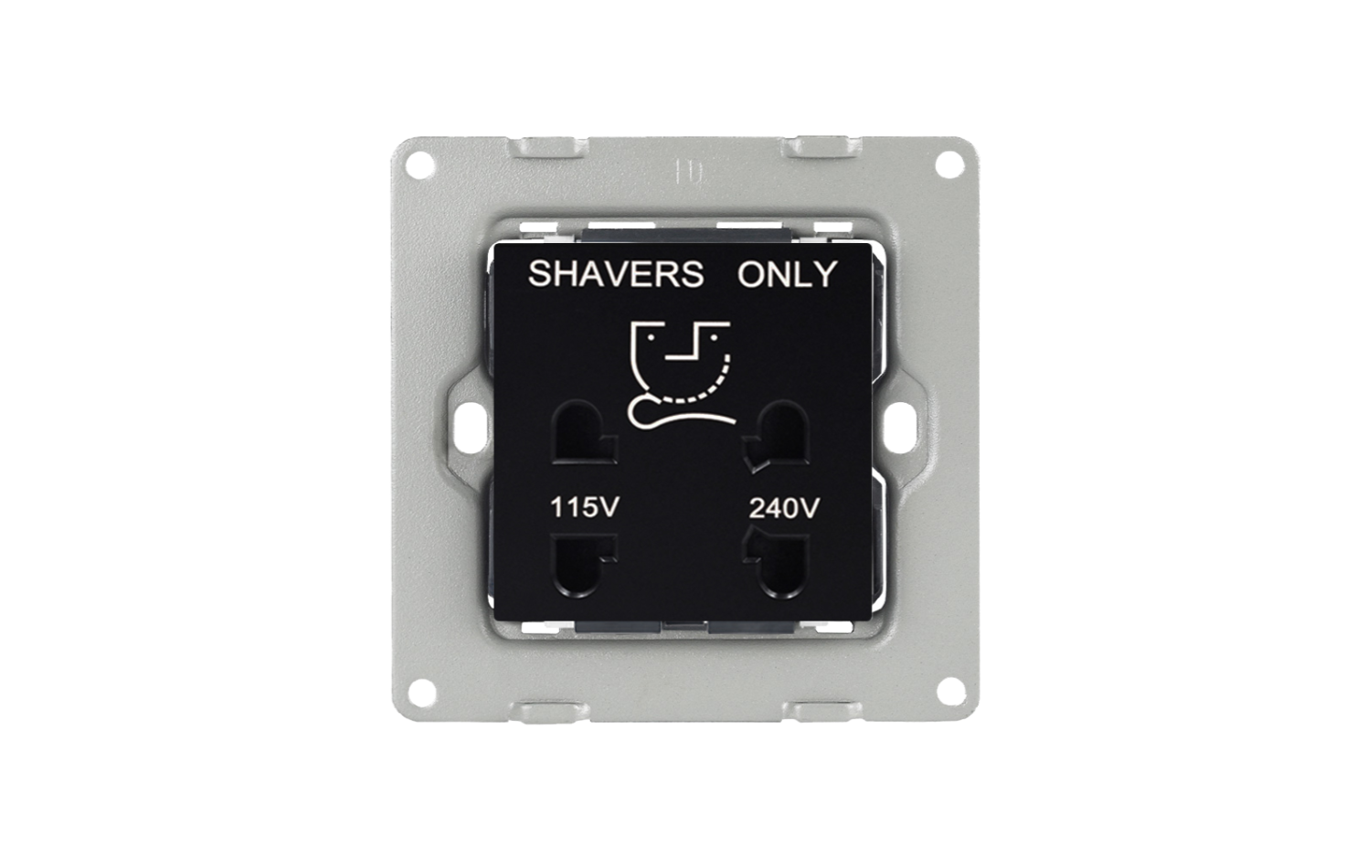 Shaver Socket - Black