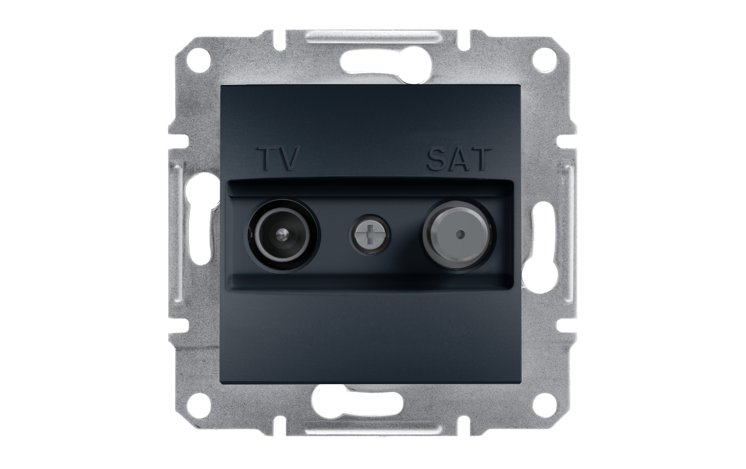 TV/SAT Socket Intermediate 8dB  - Anthracite