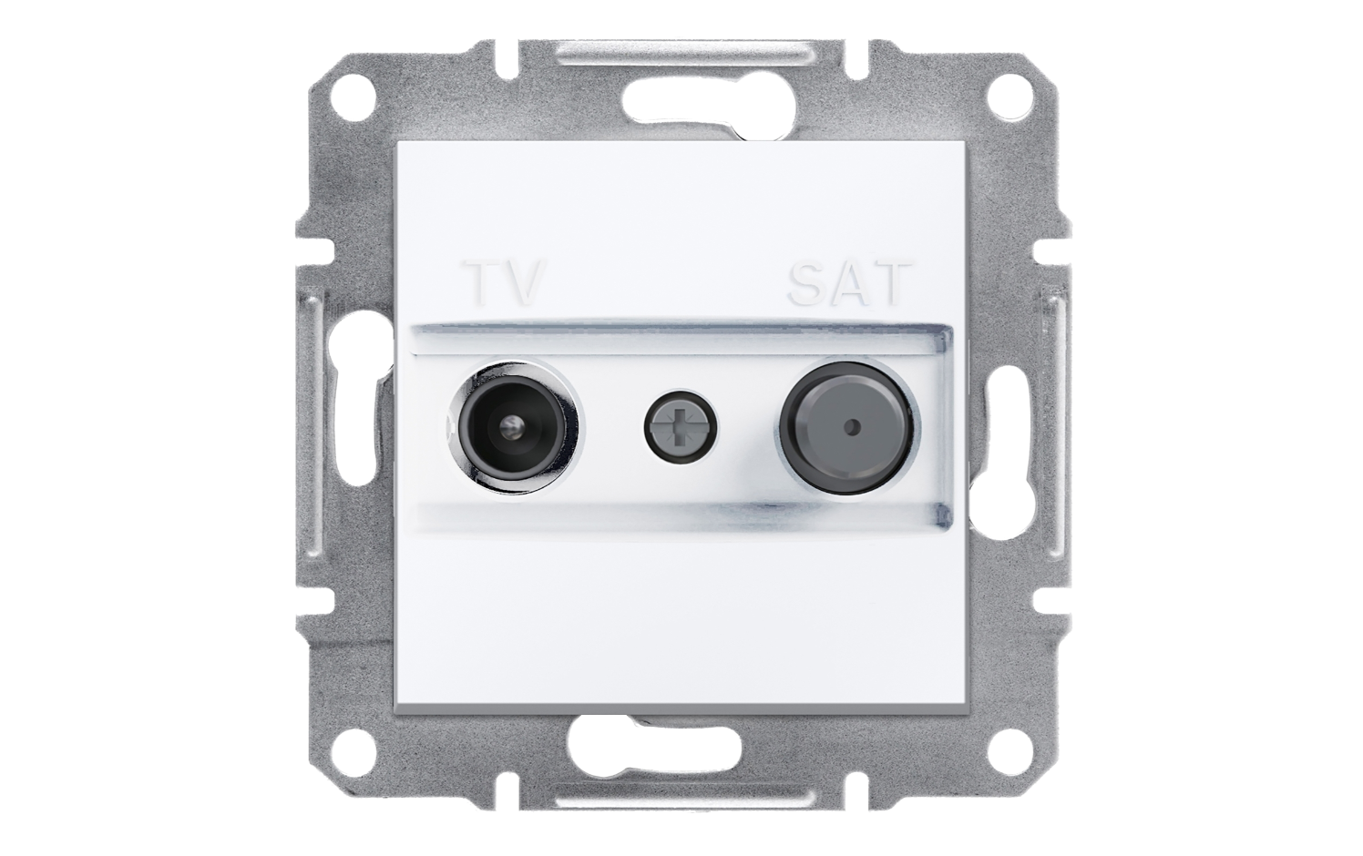 TV/SAT Socket Intermediate 8dB  - White