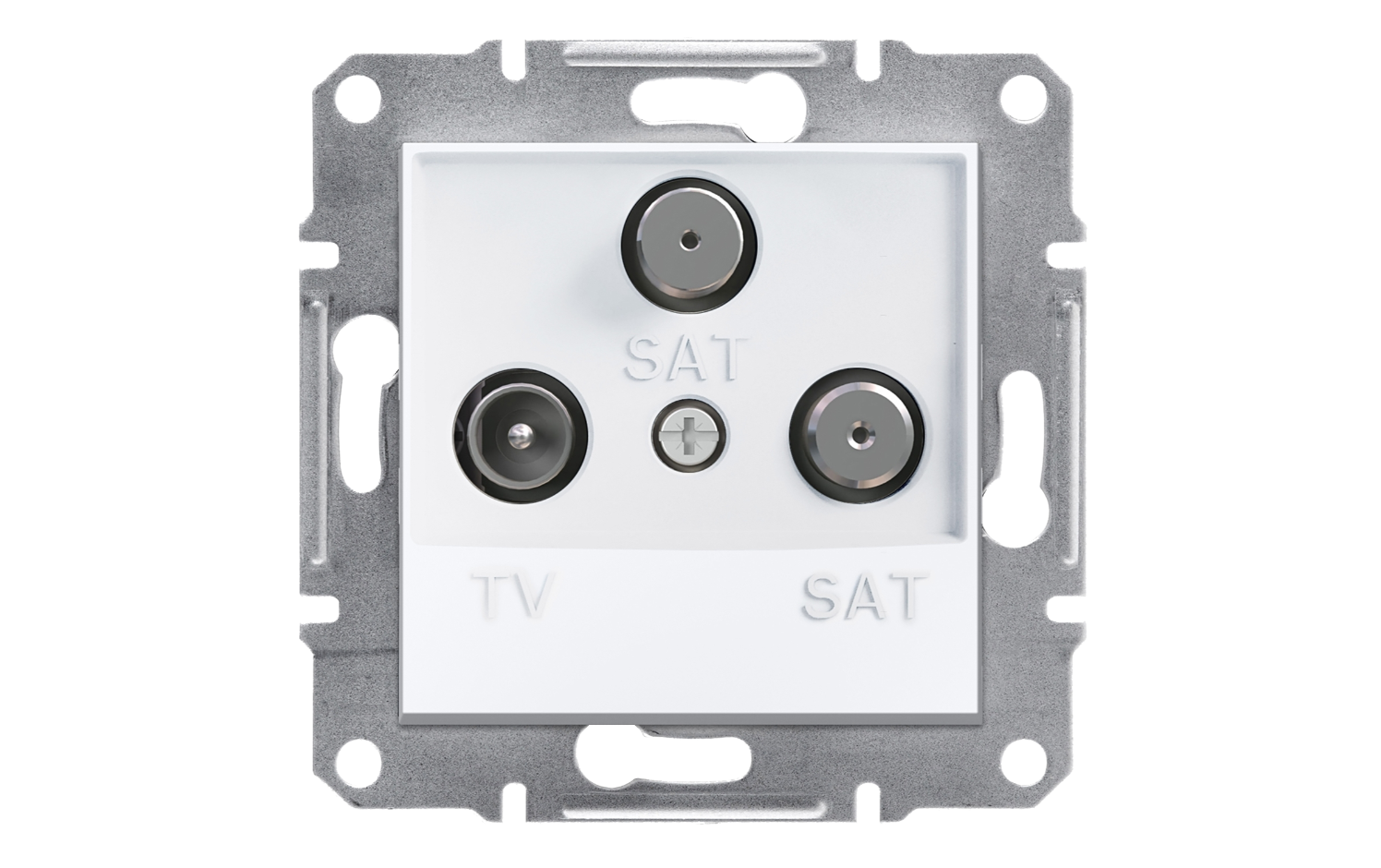 TV/SAT/SAT Ending Socket 1dB  - White