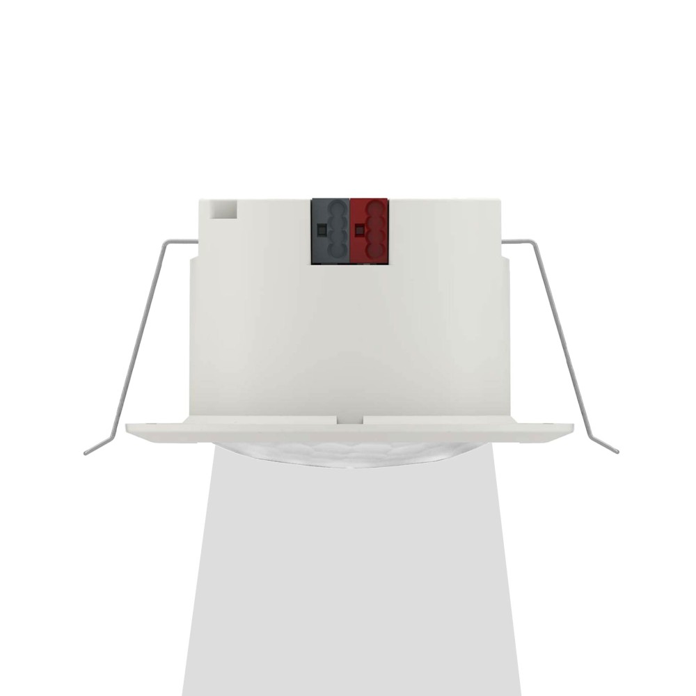 Midrange-KNX-Präsenzsensor mit Thermostat - Weiß