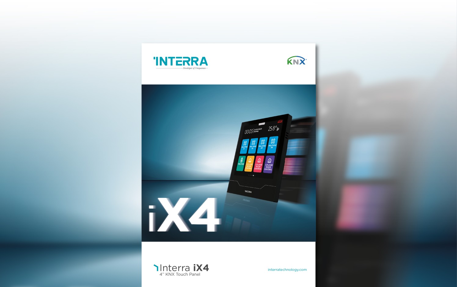iX4 - 4" KNX Touch Panel