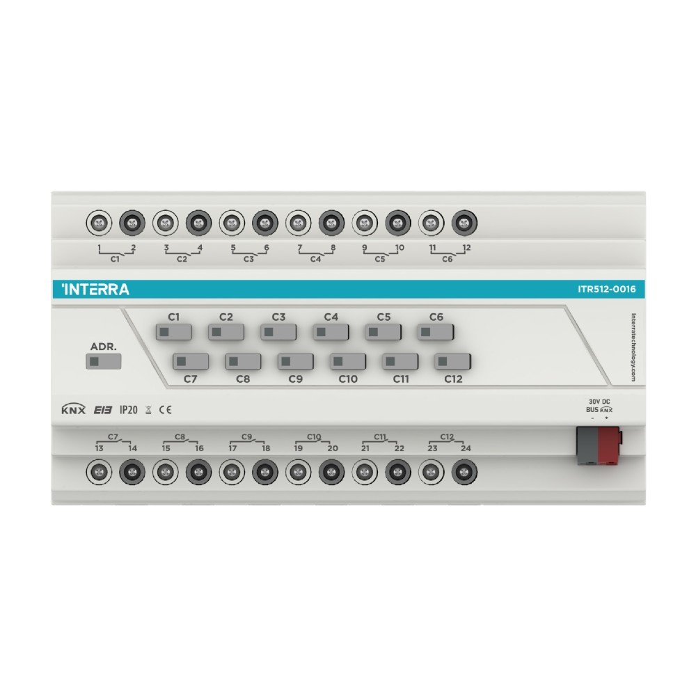 KNX Combo Actuator - 12 Channel