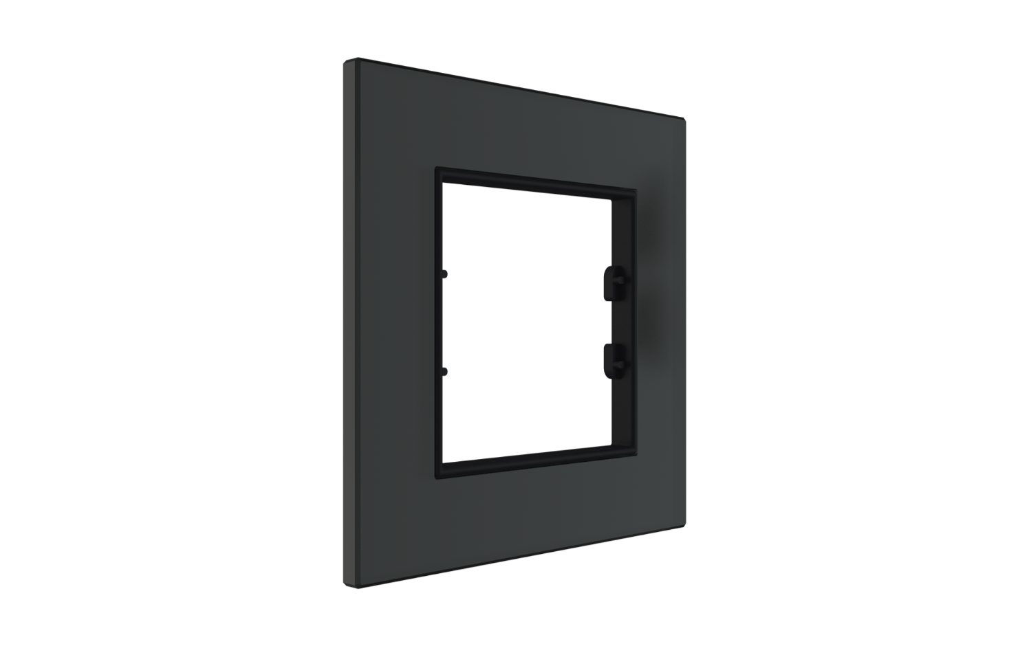 Black Plexiglass Frame - 1 Gang