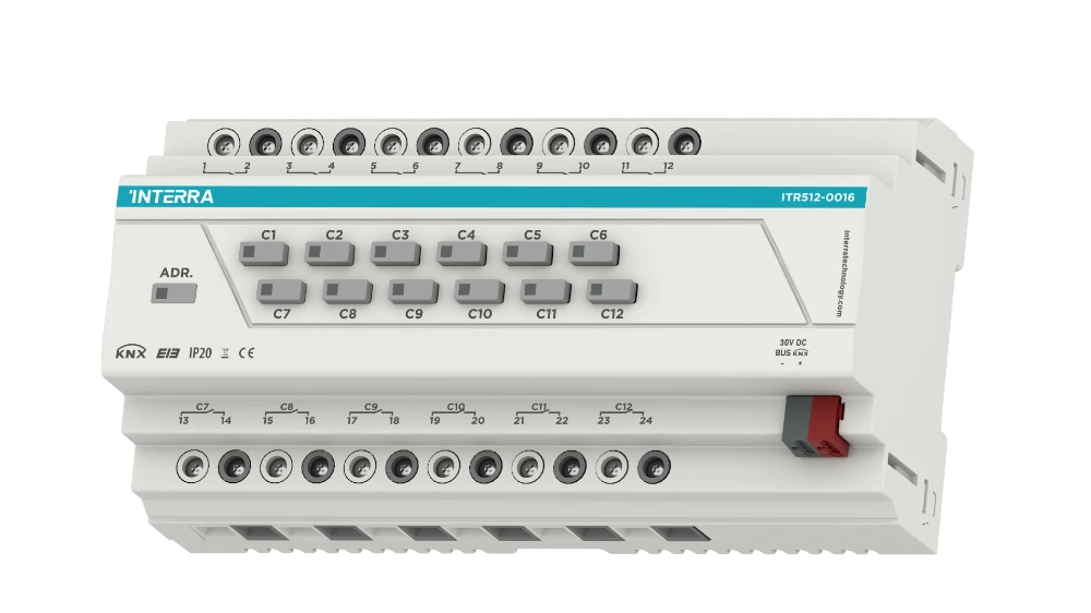 KNX Combo Actuator - 12 Channel