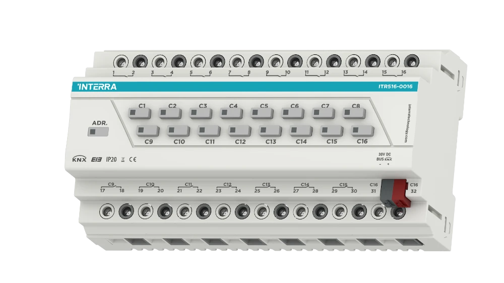 KNX Combo Actuator - 16 Channel