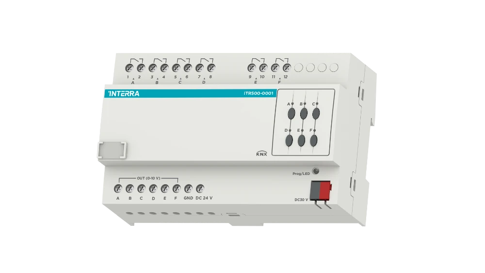 KNX Ballast Controller - 6 Ch (0/1-10V DC)