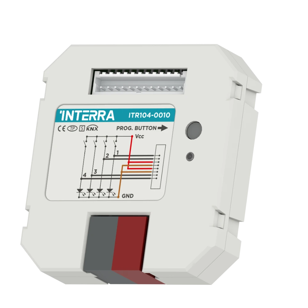 KNX Binary Interface - 4 Channel