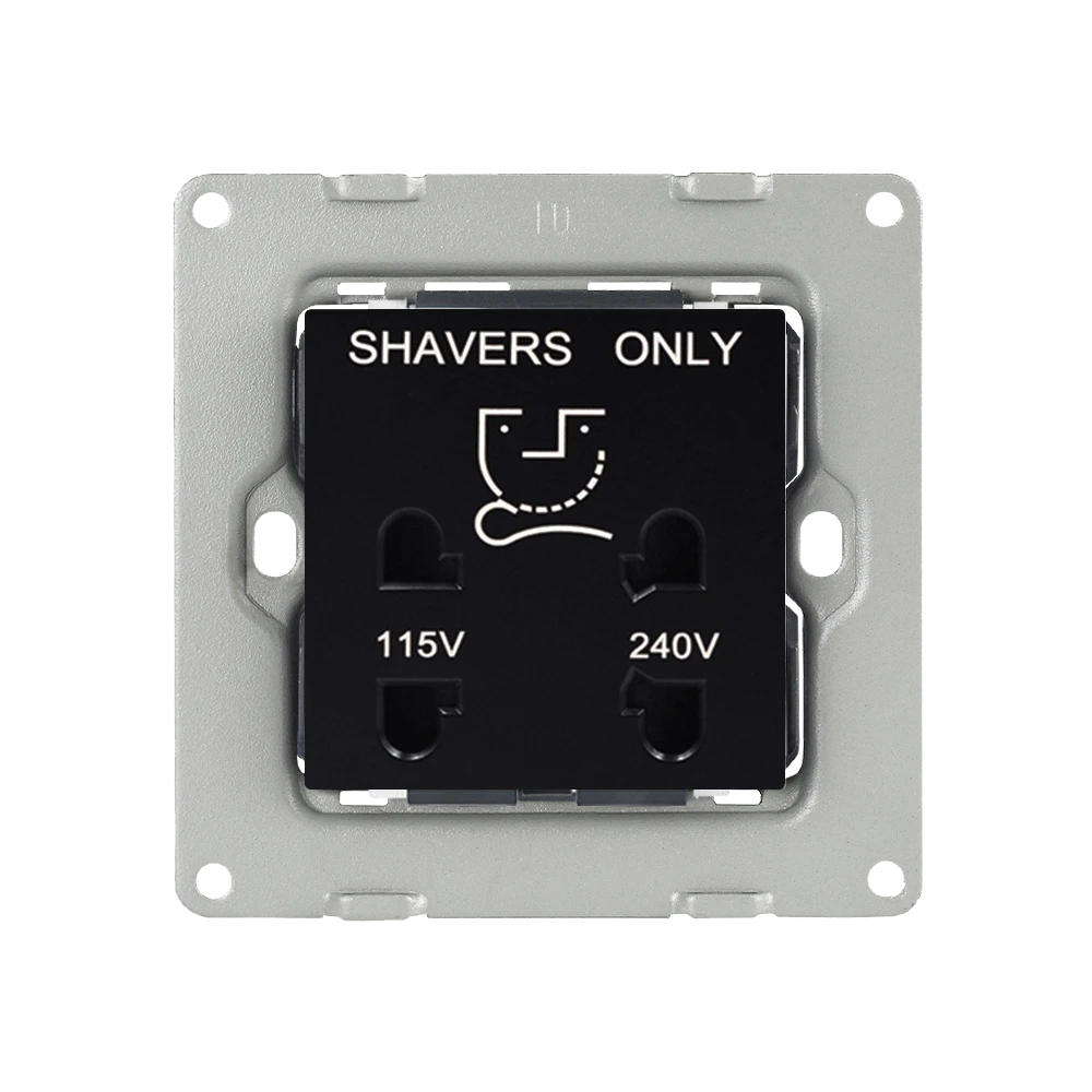 Shaver Socket - Black