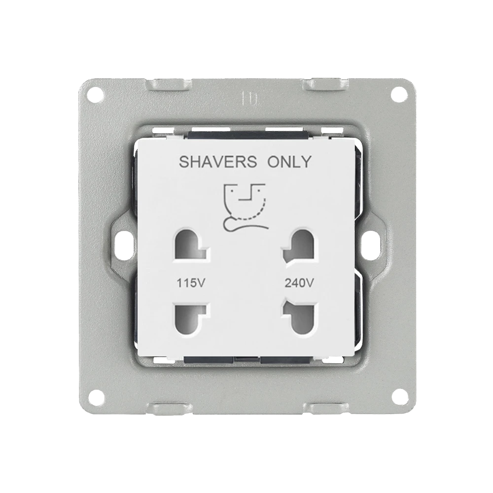 Shaver Socket - White
