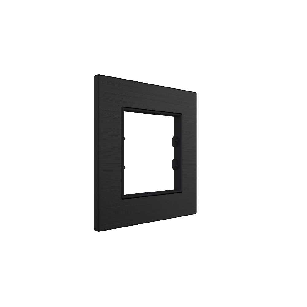 Black Aluminium Frame - 1 Gang