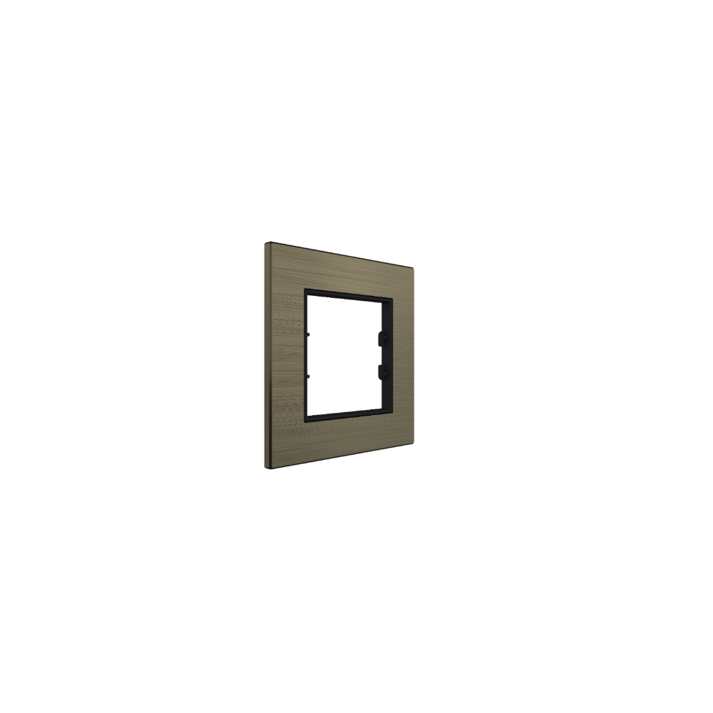 Bronze Aluminium Frame - 1 Gang