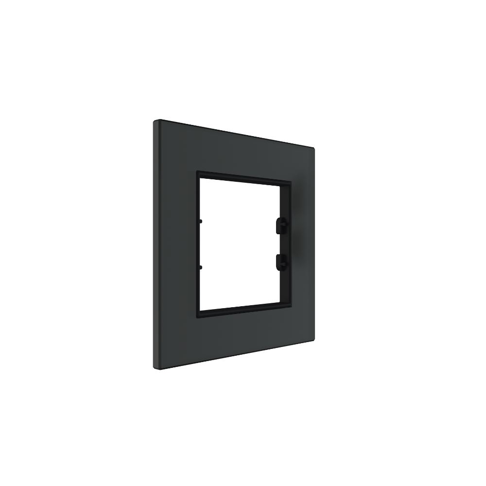 Black Plexiglass Frame - 1 Gang