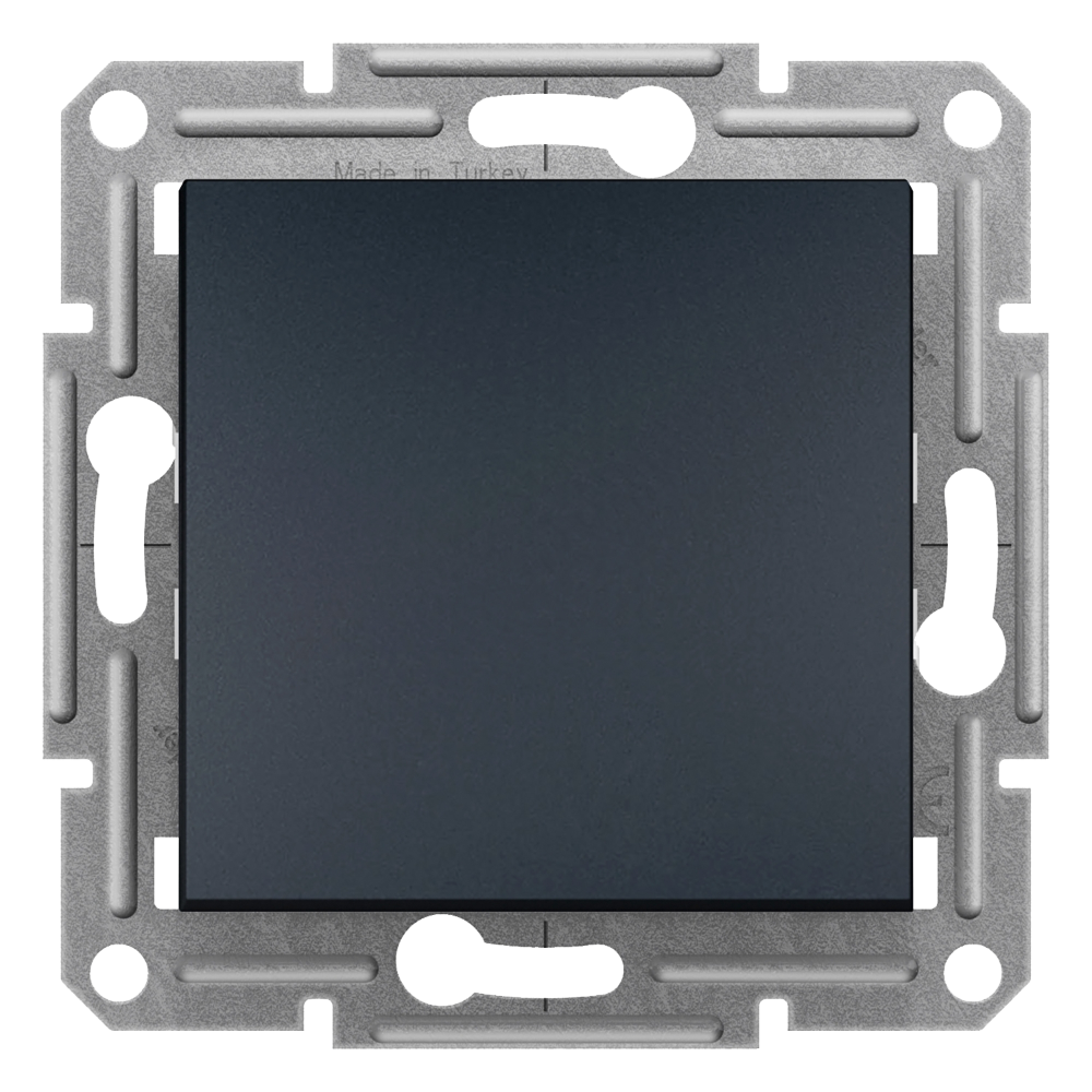 1 Pole Push Button - Anthracite