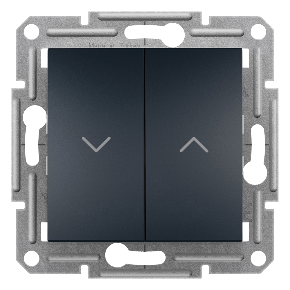 Roller Blind Push Button - Anthracite