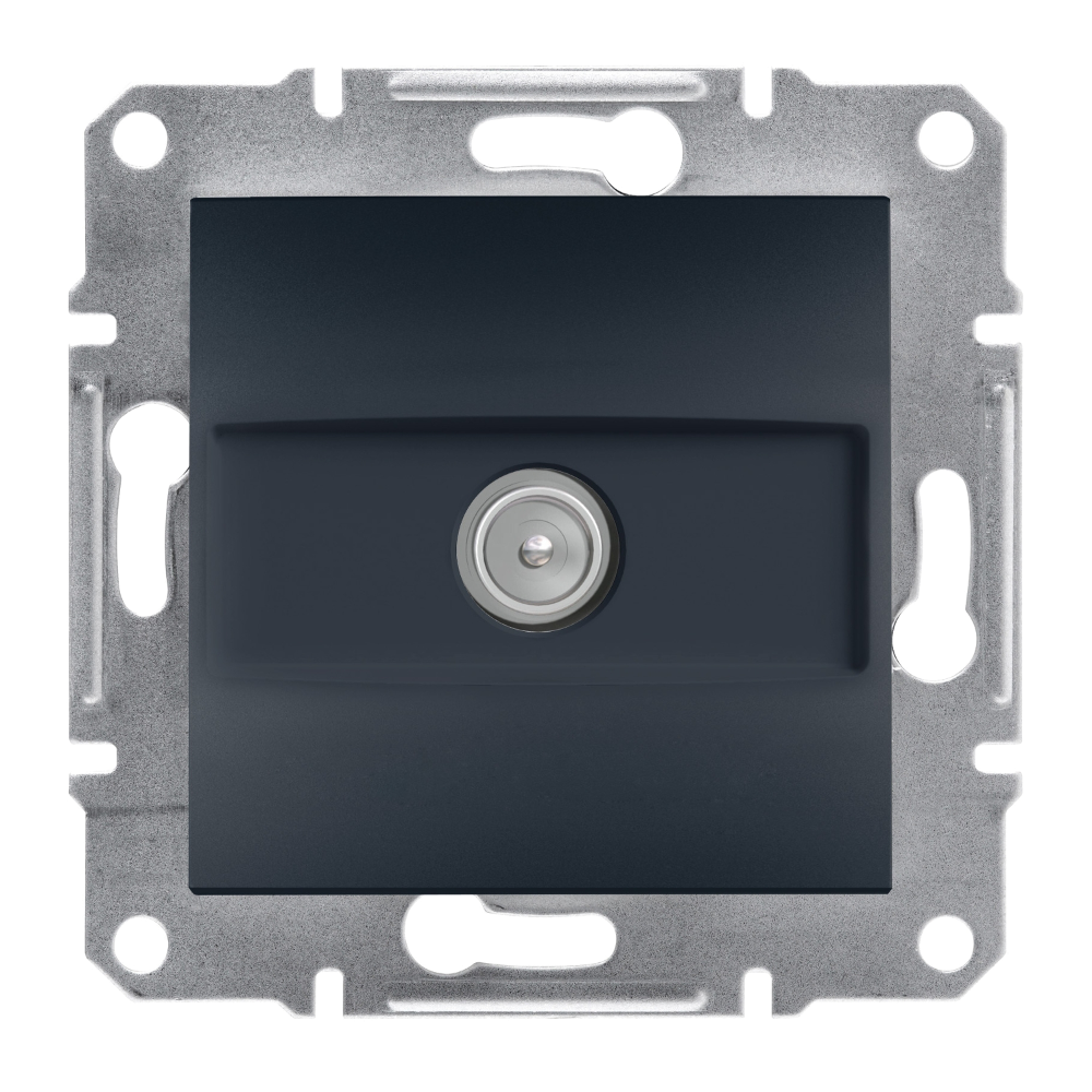 TV Socket Ending 1dB - Anthracite