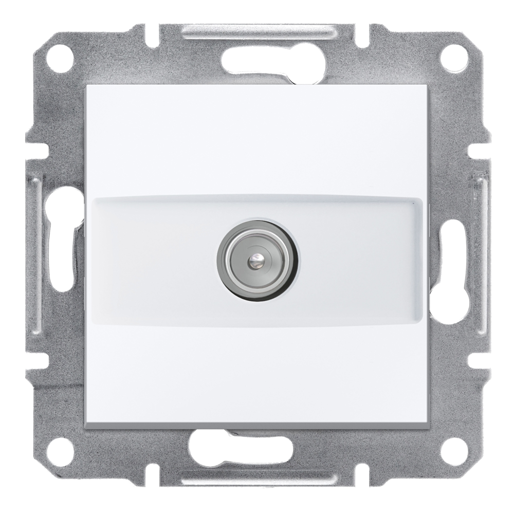 TV Socket Ending 1dB - White