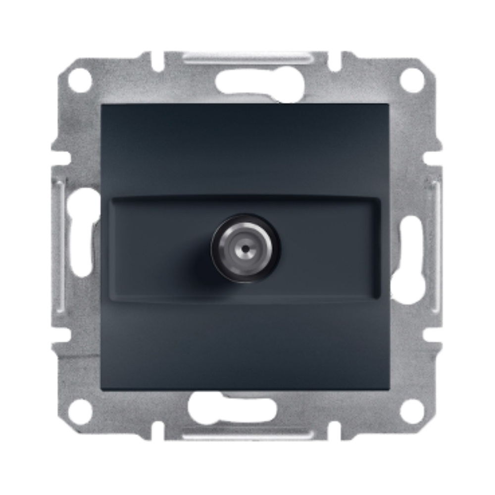 SAT Ending Socket 1dB - Anthracite