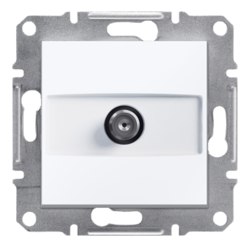 SAT Ending Socket 1dB - White