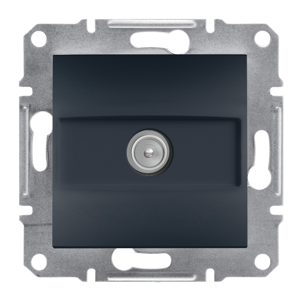 Single TV Socket Intermediate 8dB - Anthracite