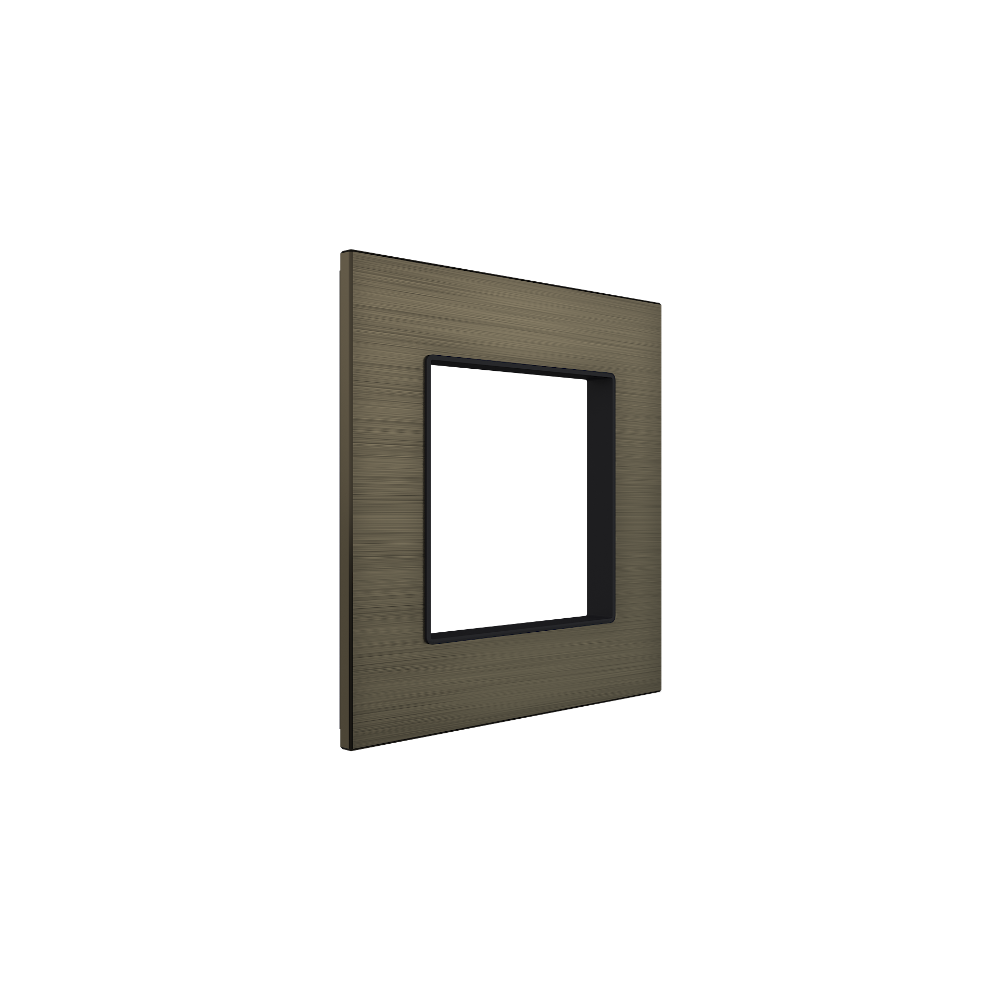 Bronze Aluminium Frame - 1 Gang