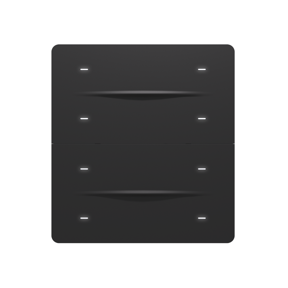 iX-M 8 Button KNX Secure Switch Panel / Anthracite