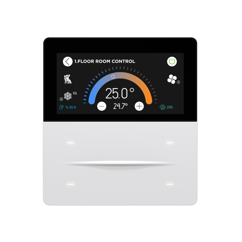 iX-M 3'' 4 Button KNX Secure Touch Panel / White