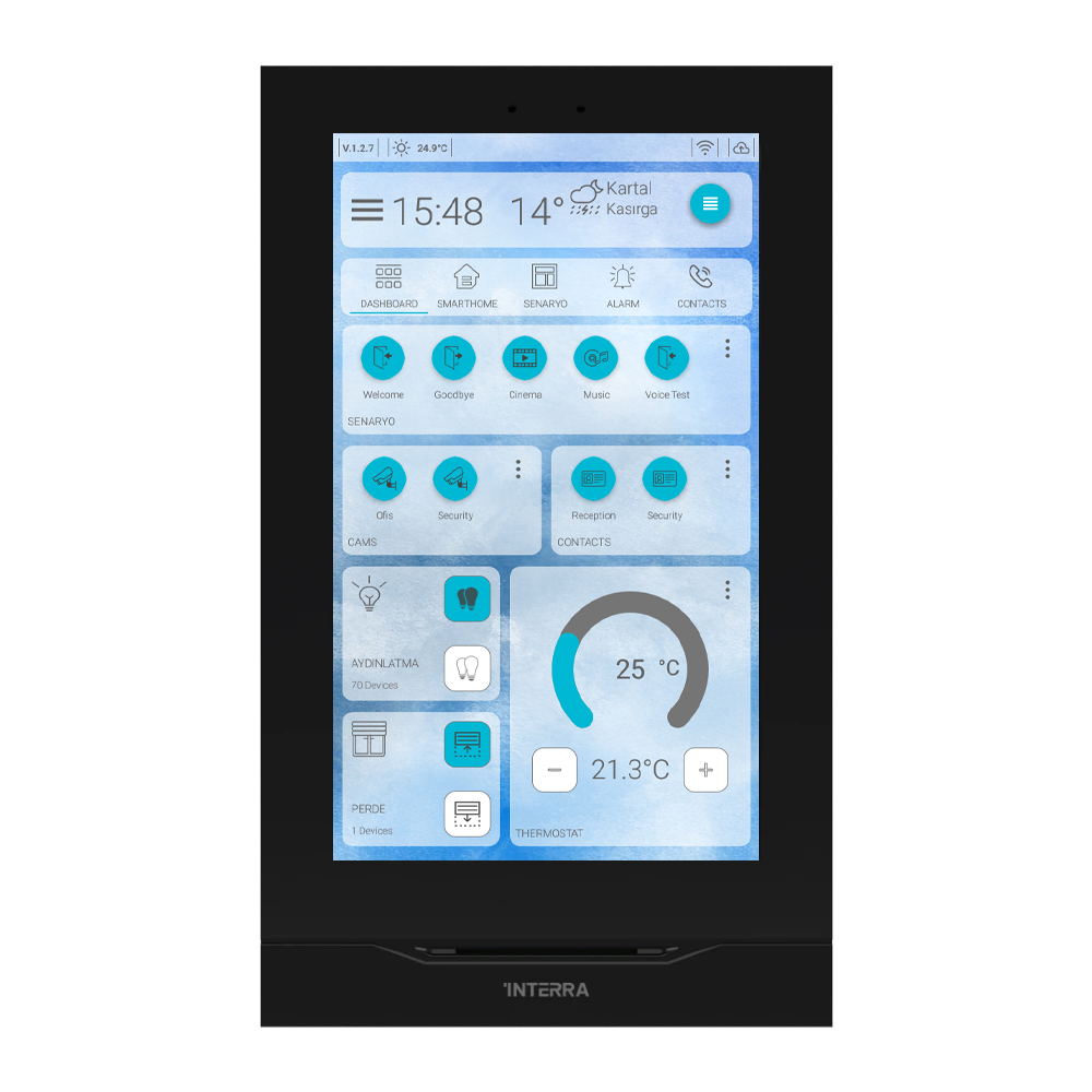 Interra iX7 KNX Touch Panel w/ POE