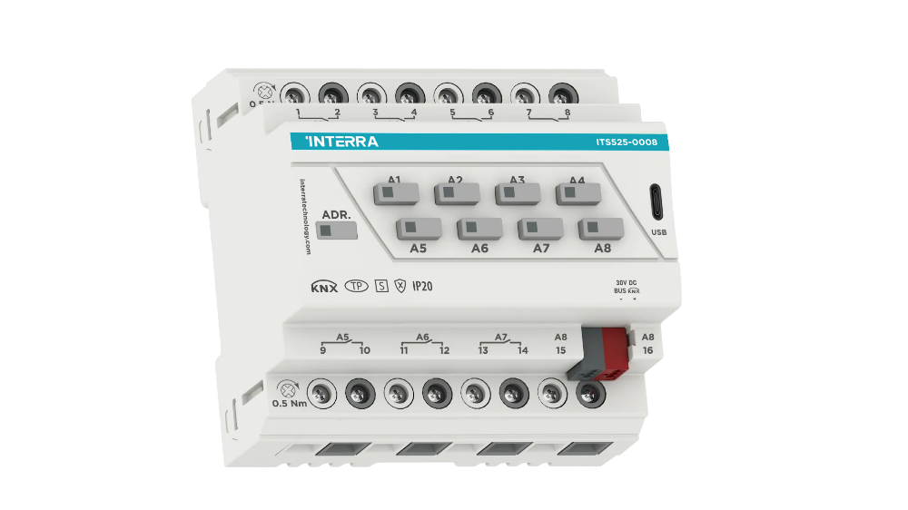 KNX Secure Combo+ Switch Actuator - 8 Channel
