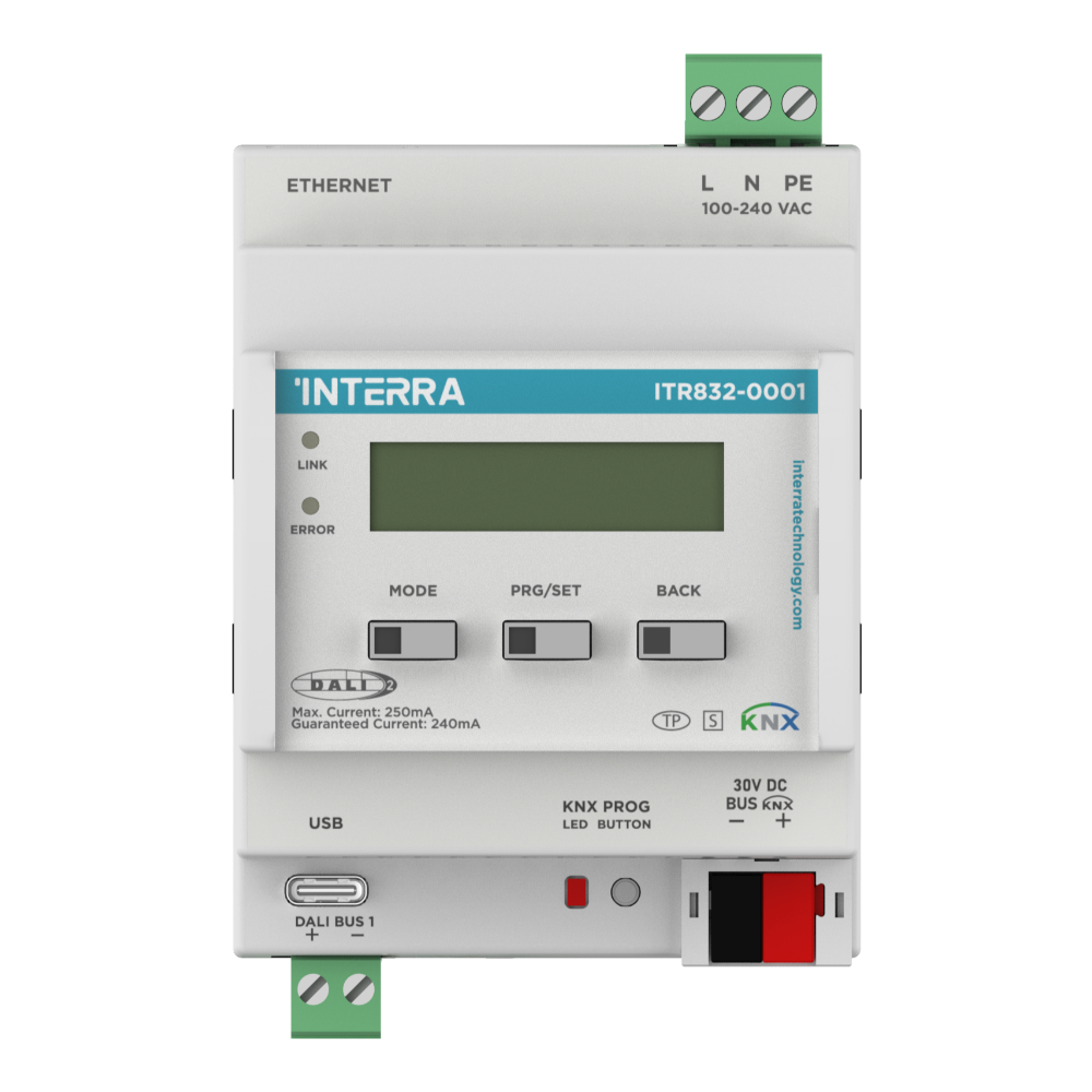 KNX - DALI Ağ Geçidi w/ Ethernet (1x64 DALI)